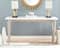 Josef Console Table in White & Grey
